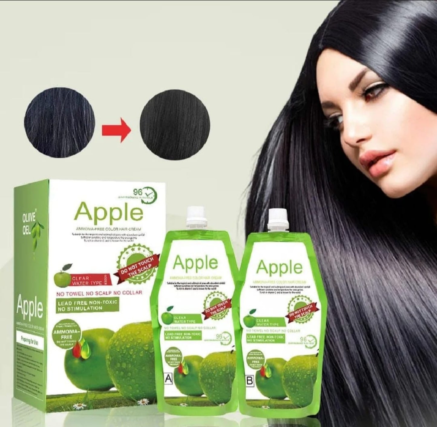 Apple Hair Color 500 Ml