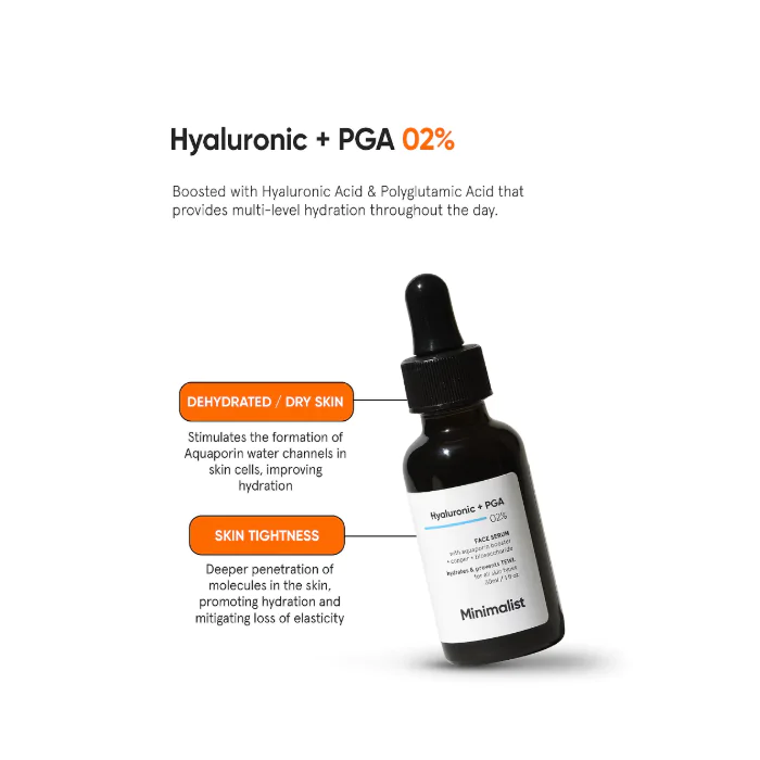 Minimalist Hyaluronic + PGA 2% Face Serum