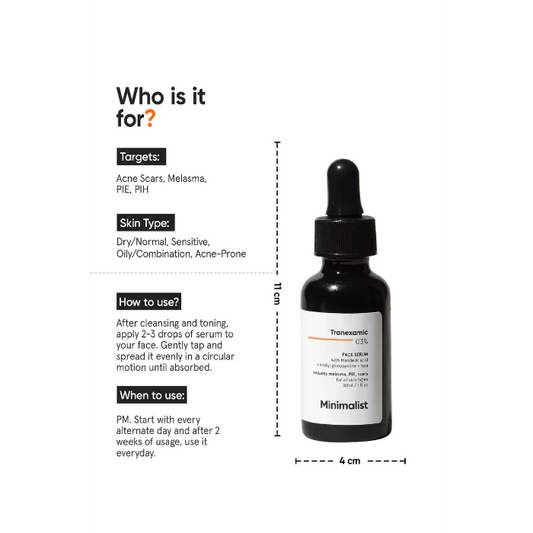 Minimalist Tranexamic 3% Face Serum