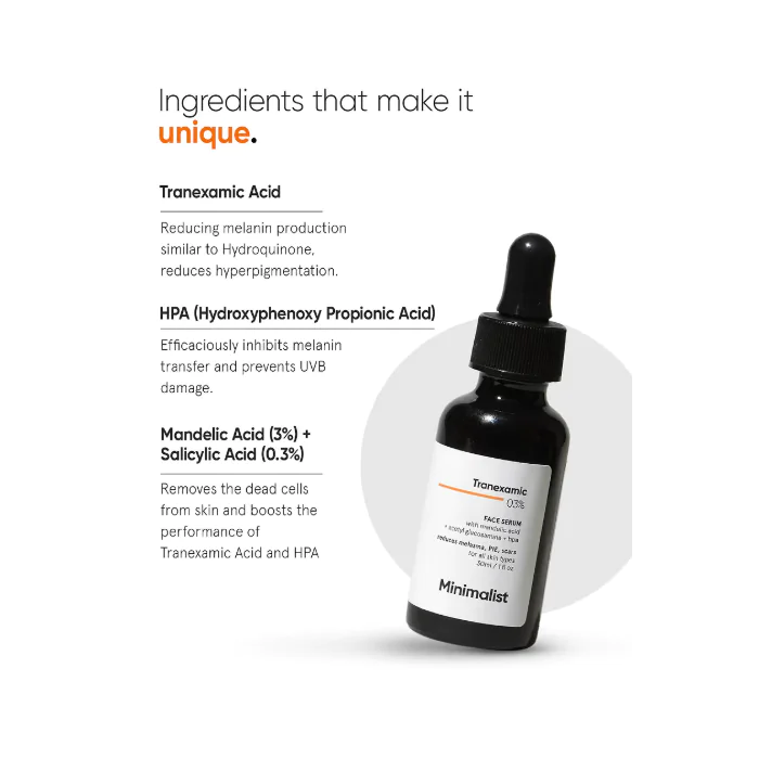 Minimalist Tranexamic 3% Face Serum