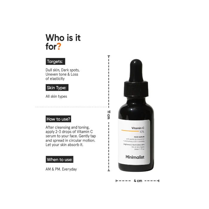 Olim Hydra Glow Serum with Vitamin C, Niacinamide & Ceramides – 30ml for Radiant, Smooth Skin